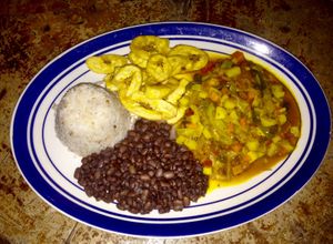 Curry at Comedor Julias in Ometepe