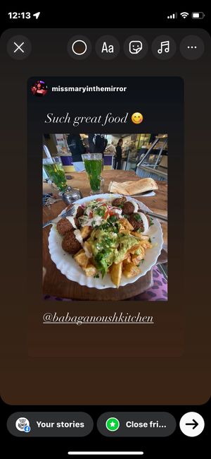 Eat in.  at Baba Ganoush - Jerusalem Falafel in Bristol