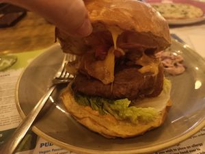 Beyond burger at Lounges - Tiempo Lounge in Sutton