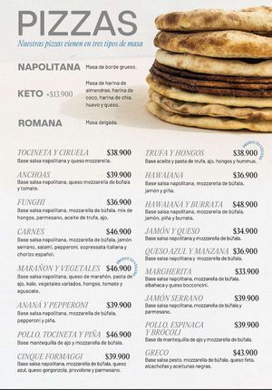 Dos opciones de pizza vegana at Olivia in Medellin