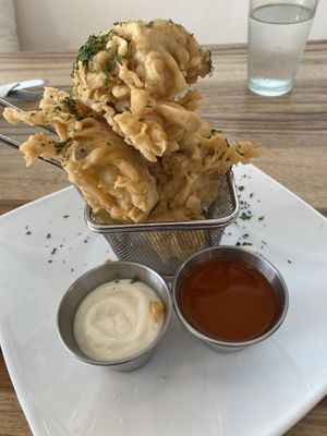 Cauliflower wings at Karma in Jaco