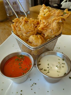 Fried cauliflower  at Karma in Jaco