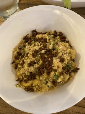 Kids mac - had a nice Smokey flavor at Karma in Jaco