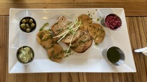 Snack plate at Karma in Jaco