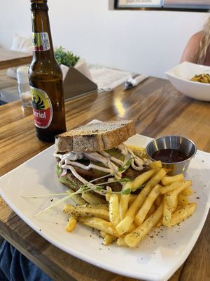 Chick free sandwich   at Karma in Jaco