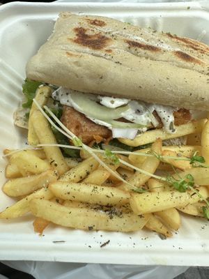 Tofu Sandwich  at Karma in Jaco