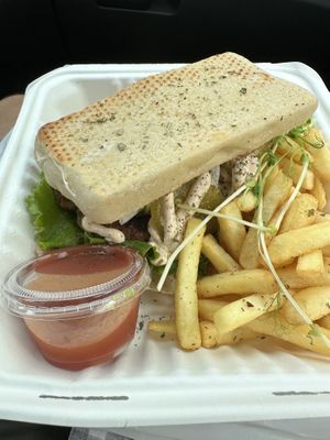 Chicken Sandwich   at Karma in Jaco