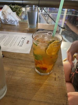 Passion fruit mojito  at Karma in Jaco