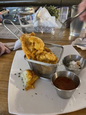 Cauliflower wings  at Karma in Jaco