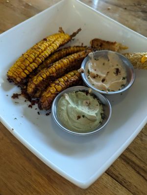 Corn ribs at Karma in Jaco