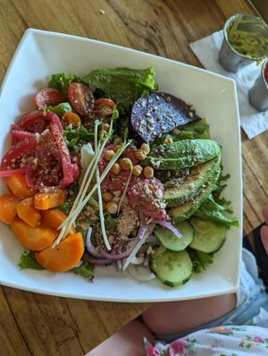 Salad at Karma in Jaco