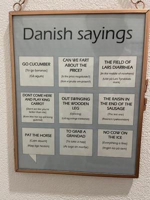 Funny sayings in bathroom at Karma in Jaco