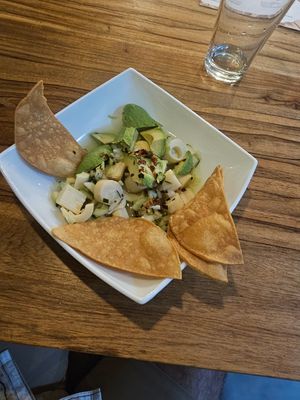 AMAZING Cheviche at Karma in Jaco