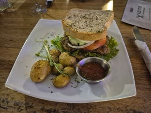 Chick-Free Sandwich at Karma in Jaco
