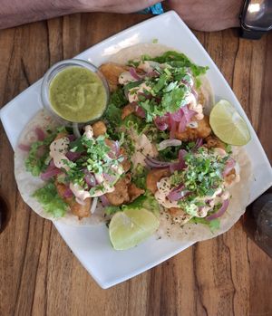 Tofu Tacos at Karma in Jaco