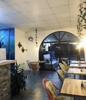 Inside  at Karma in Jaco