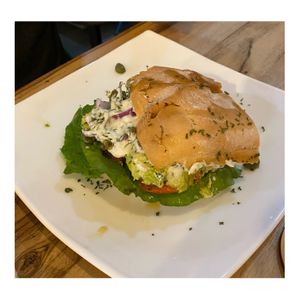 Smoked “salmon”  at Karma in Jaco