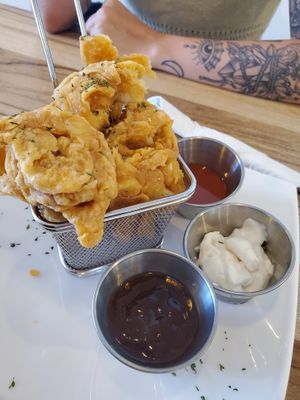 Cauliflower wings  at Karma in Jaco