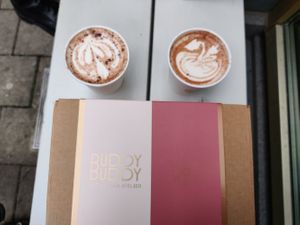 Les "buddy" et le coffret avec tous les beurres maison ! at Buddy Buddy in Brussels