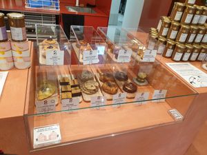 Selection of pastries at Buddy Buddy in Brussels