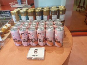 Yummy branded beer 7% at Buddy Buddy in Brussels