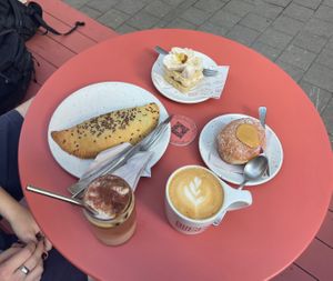 Lots of nut butters, but great  at Buddy Buddy in Brussels