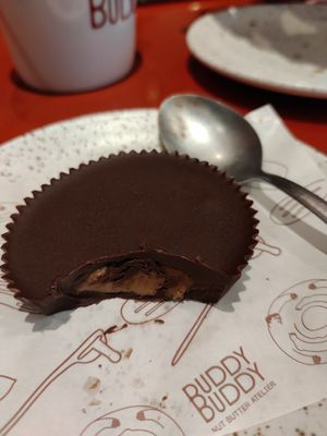 Chocolate cup at Buddy Buddy in Brussels