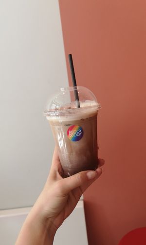 Iced Praliné mocca at Buddy Buddy in Brussels