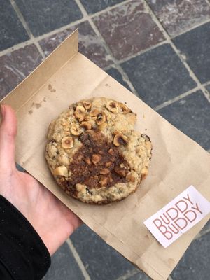 Cookie chocolate and hazelnut   at Buddy Buddy in Brussels
