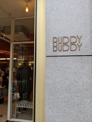 view from outside at Buddy Buddy in Brussels