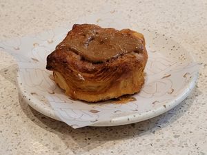 Pastry with almond butter at Buddy Buddy in Brussels