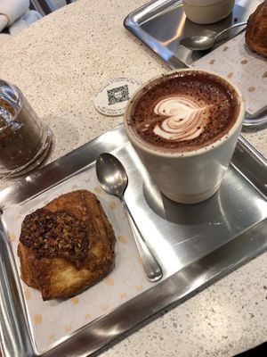 Pain au Chocolat and Praline Chocolate  at Buddy Buddy in Brussels