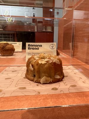 Banana bread  at Buddy Buddy in Brussels