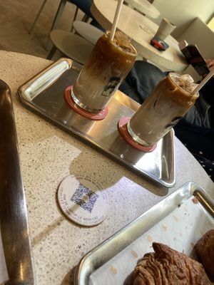 Iced coffee  at Buddy Buddy in Brussels