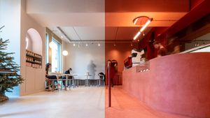 Interior at Buddy Buddy in Brussels