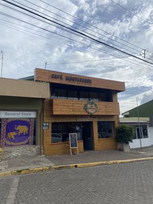 outside  at Café Monteverde in Monteverde