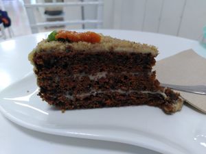 Carrot cake at Hi! Bubble tea Patisserie in Gran Canaria