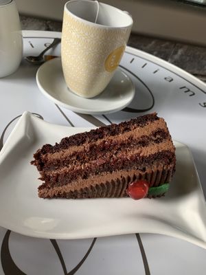 Vegan chocolate cake   at Hi! Bubble tea Patisserie in Gran Canaria