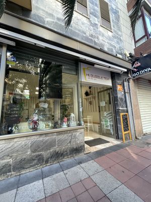 From outside  at Hi! Bubble tea Patisserie in Gran Canaria