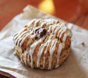 maple walnut scone at Back To Eden Bakery in Portland