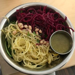 The salads are huge & the dressings are out of this world flavorful! at Back To Eden Bakery in Portland