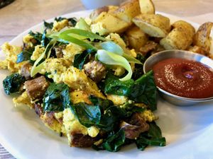 breakfast at Back To Eden Bakery in Portland