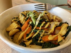 breakfast at Back To Eden Bakery in Portland