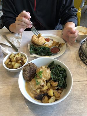Our vegan meals  at Back To Eden Bakery in Portland