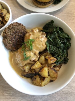 Biscuits and Gravy  at Back To Eden Bakery in Portland
