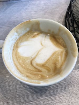 Yummy Latte!  at Back To Eden Bakery in Portland