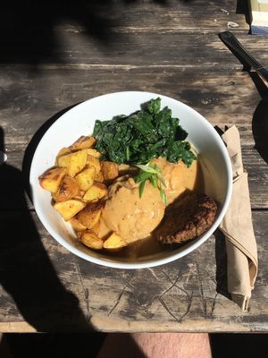 Biscuit bowl! at Back To Eden Bakery in Portland