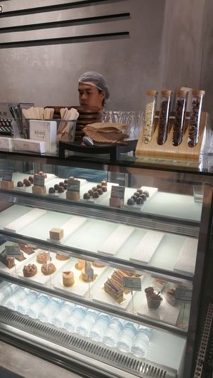 vegan pastries and bon bons at Benns Ethicoa in Cheras