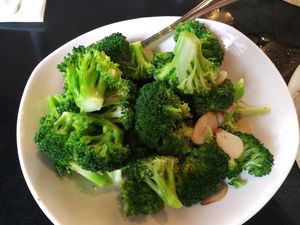 Garlic broccoli at Din Tai Fung - Pine St in Seattle