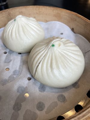 Vegan steamed buns  at Din Tai Fung - Pine St in Seattle